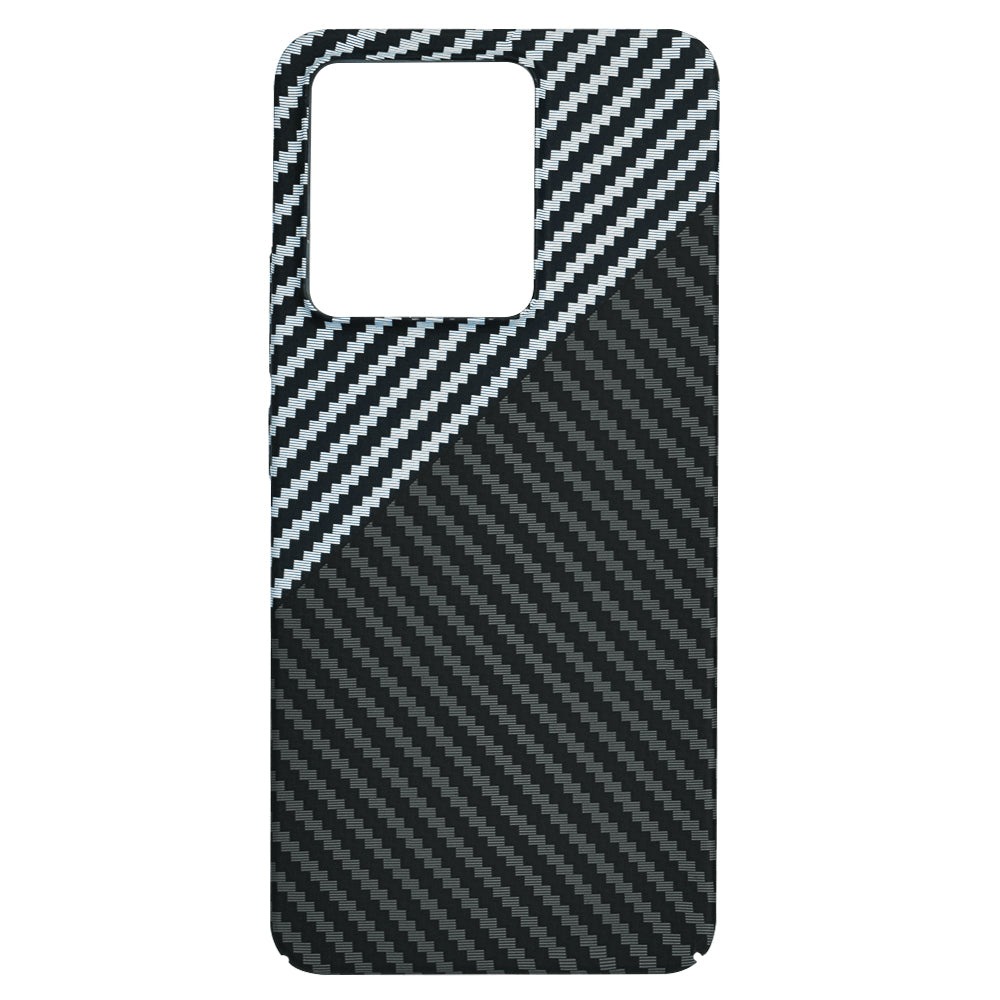 Puzdro pre Xiaomi Redmi Note 13 4G, Techsuit, Carbonite FiberShell, Čierna Sivá