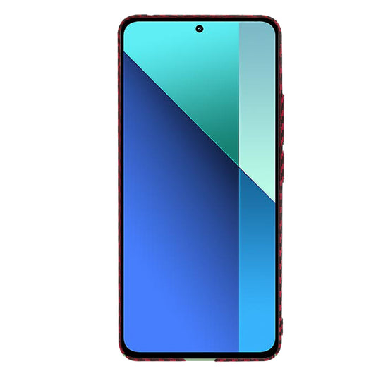 Puzdro pre Xiaomi Redmi Note 13 4G, Techsuit, Carbonite FiberShell, Červené