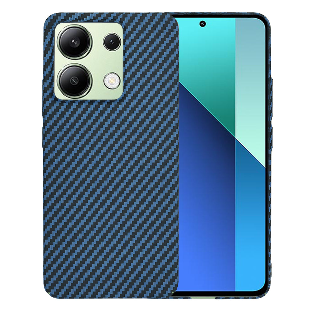 Puzdro pre Xiaomi Redmi Note 13 4G, Techsuit, Carbonite FiberShell, Tyrkysové