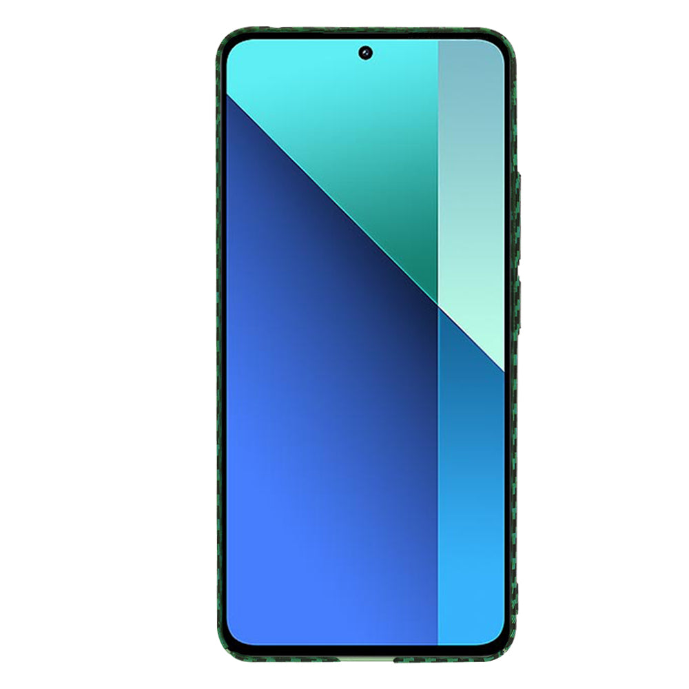 Puzdro pre Xiaomi Redmi Note 13 4G, Techsuit, Carbonite FiberShell, Zelené