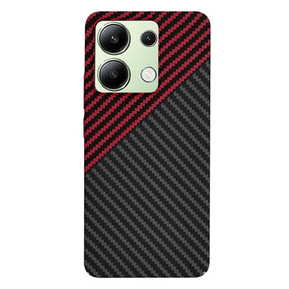 Puzdro pre Xiaomi Redmi Note 13 4G, Techsuit, Carbonite FiberShell, Čierno-červené