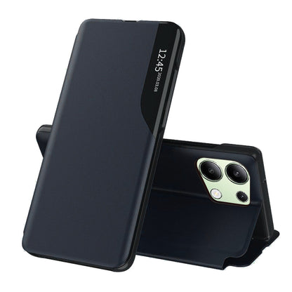 Puzdro pre Xiaomi Redmi Note 13 4G, Techsuit, eFold, Tmavomodrá