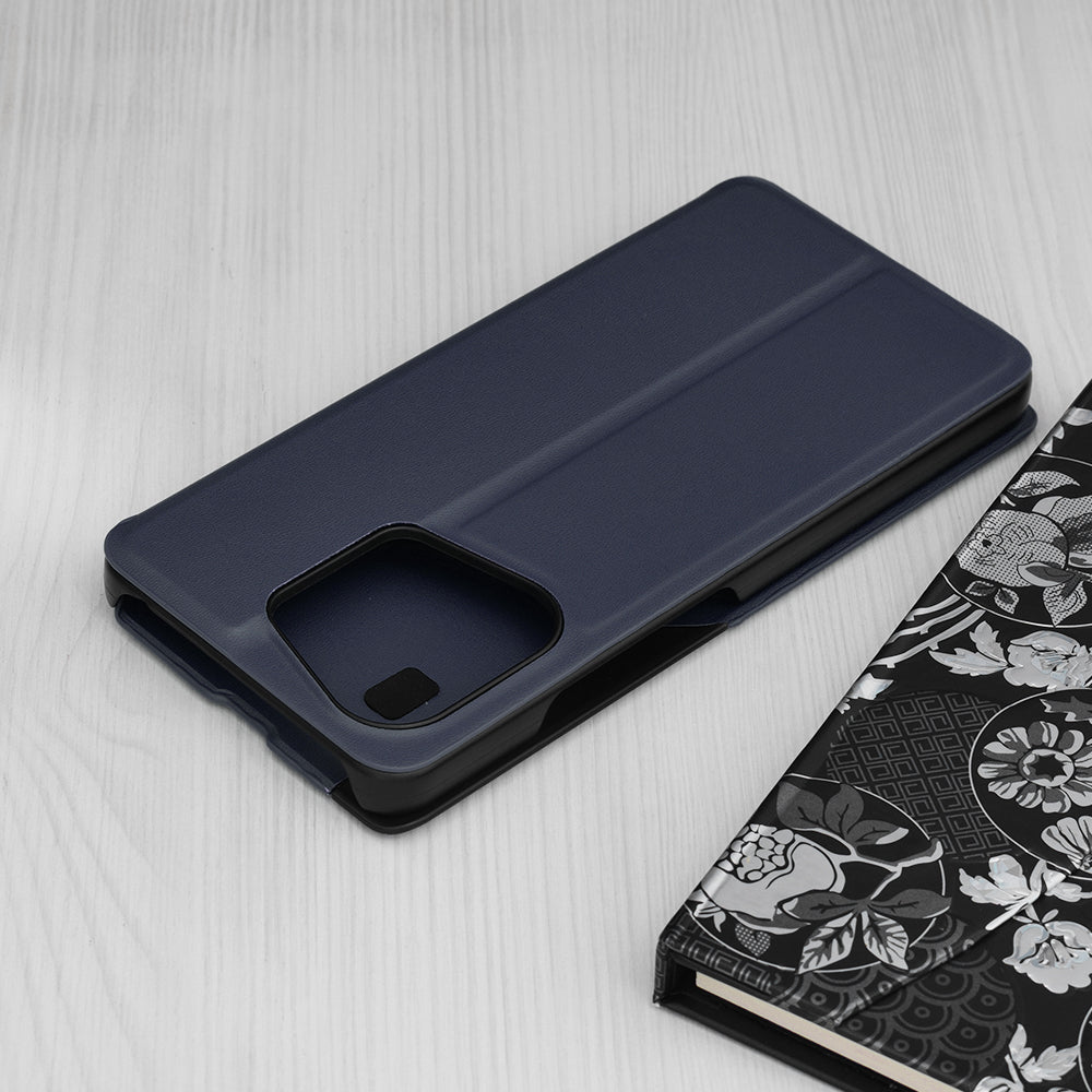 Puzdro pre Xiaomi Redmi Note 13 4G, Techsuit, eFold, Tmavomodrá