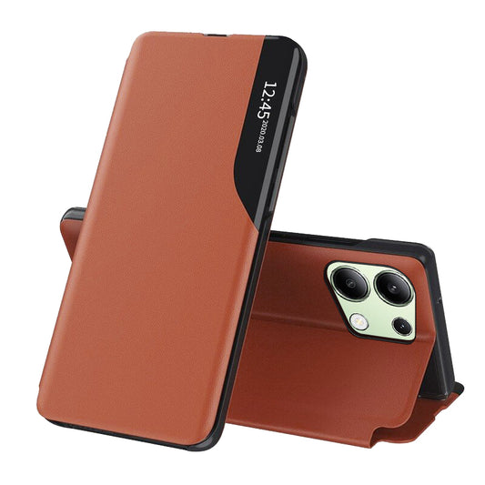 Puzdro pre Xiaomi Redmi Note 13 4G, Techsuit, eFold, Oranžové