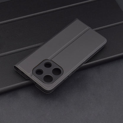 Case for Xiaomi Redmi Note 13 4G, Techsuit, Magskin Book, Black