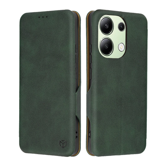 Puzdro pre Xiaomi Redmi Note 13 4G, Techsuit, Safe Wallet Plus, Zelené