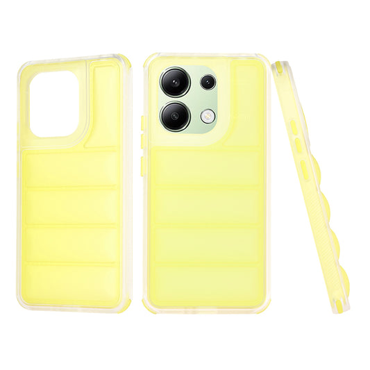 Puzdro pre Xiaomi Redmi Note 13 4G, Techsuit, Wave Shield, Žltá