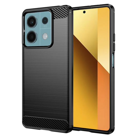 Puzdro pre Xiaomi Redmi Note 13 5G, Techsuit, Karbón, Čierne