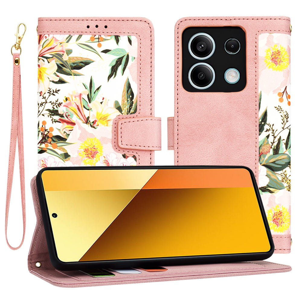 Puzdro pre Xiaomi Redmi Note 13 5G, Techsuit, FlipCraft, Ružové