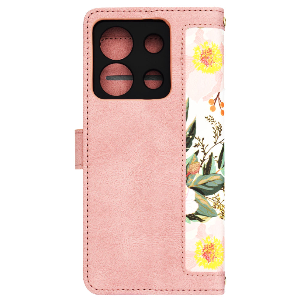 Puzdro pre Xiaomi Redmi Note 13 5G, Techsuit, FlipCraft, Ružové