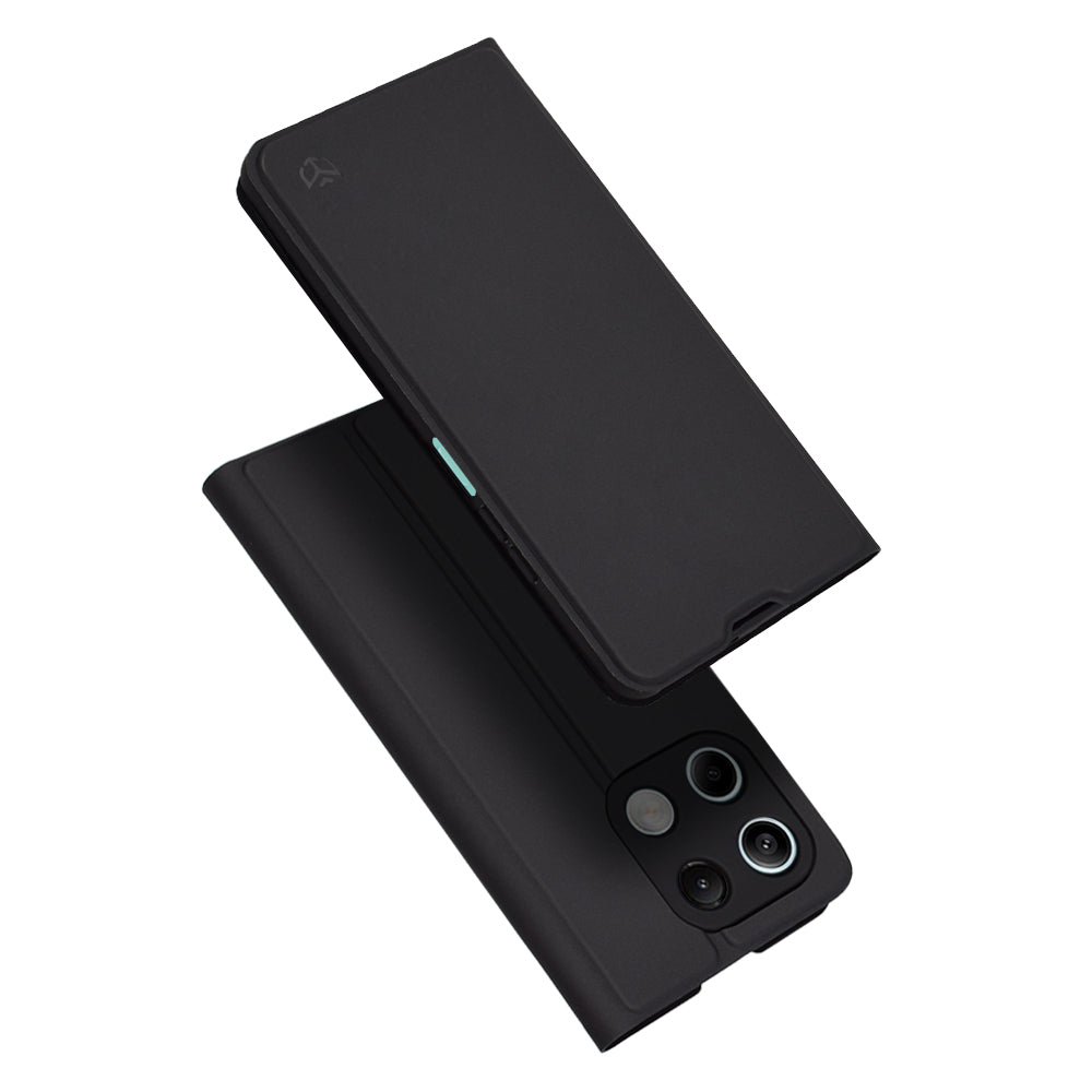 Puzdro pre Xiaomi Redmi Note 13 5G, Techsuit, Magskin Book, Čierne