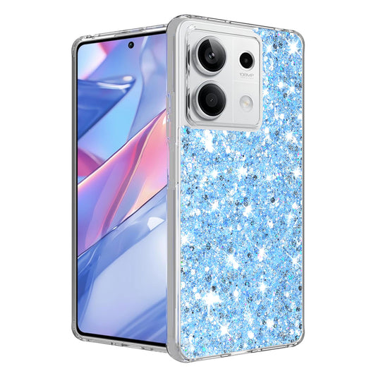Puzdro pre Xiaomi Redmi Note 13 5G, Techsuit, Trblietavý Glitter, Modrá