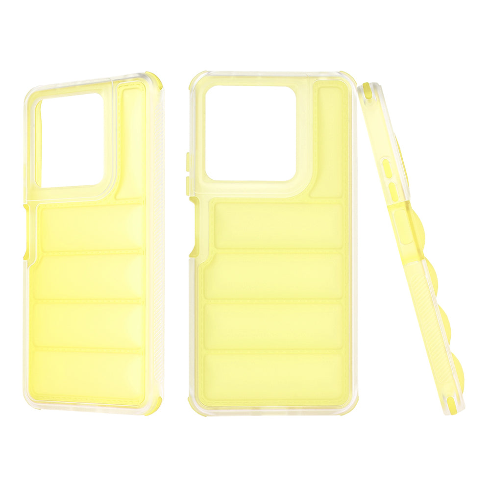 Puzdro pre Xiaomi Redmi Note 13 5G, Techsuit, Wave Shield, Žltá