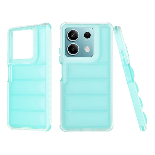 Obal na Xiaomi Redmi Note 13 5G, Techsuit, Wave Shield, Tyrkysový