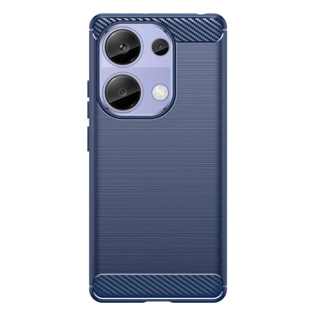 Obal na Xiaomi Redmi Note 13 Pro 4G / Poco M6 Pro 4G, Techsuit, Karbón, Modrý