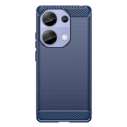 Obal na Xiaomi Redmi Note 13 Pro 4G / Poco M6 Pro 4G, Techsuit, Karbón, Modrý