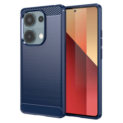 Obal na Xiaomi Redmi Note 13 Pro 4G / Poco M6 Pro 4G, Techsuit, Karbón, Modrý