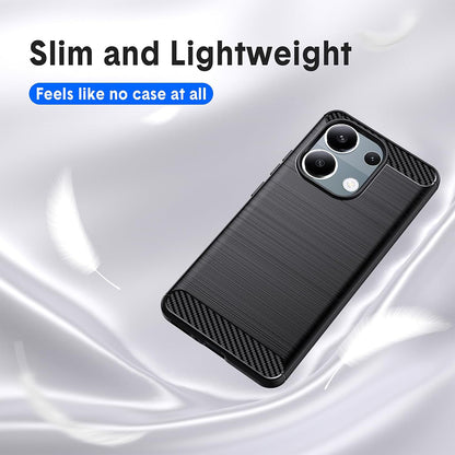 Obal na Xiaomi Redmi Note 13 Pro 4G / Poco M6 Pro 4G, Techsuit, Karbón, Čierny