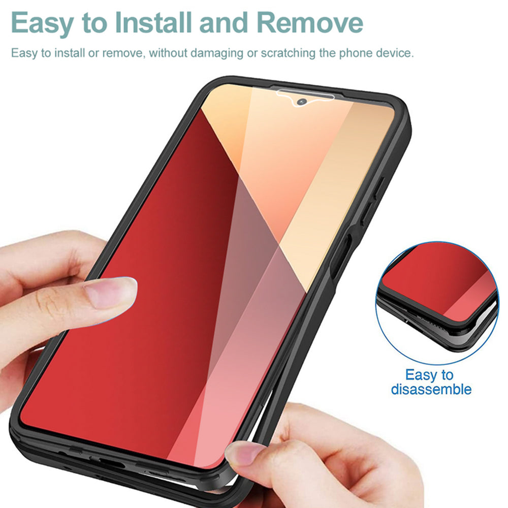 Obal na Xiaomi Redmi Note 13 Pro 4G / Poco M6 Pro 4G, Techsuit, ColorVerse 360, Čierny