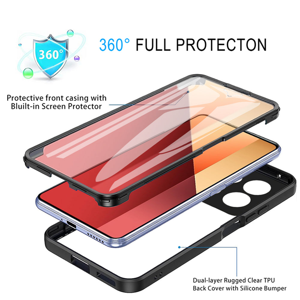 Obal na Xiaomi Redmi Note 13 Pro 4G / Poco M6 Pro 4G, Techsuit, ColorVerse 360, Ružový