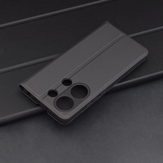 Obal na Xiaomi Redmi Note 13 Pro 4G / Poco M6 Pro 4G, Techsuit, Magskin Book, čierny