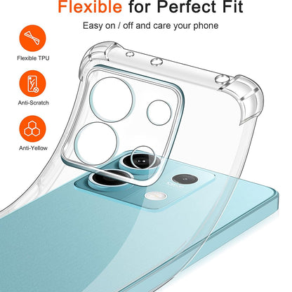 Obal na Xiaomi Redmi Note 13 Pro 4G / Poco M6 Pro 4G, Techsuit, odolný proti nárazom, priehľadný