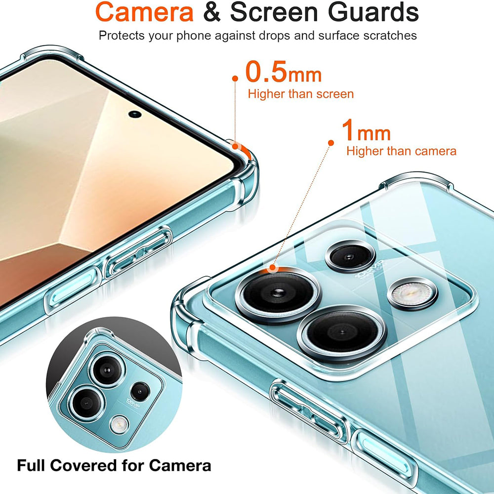 Obal na Xiaomi Redmi Note 13 Pro 4G / Poco M6 Pro 4G, Techsuit, odolný proti nárazom, priehľadný