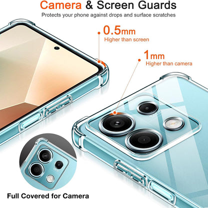 Obal na Xiaomi Redmi Note 13 Pro 4G / Poco M6 Pro 4G, Techsuit, odolný proti nárazom, priehľadný