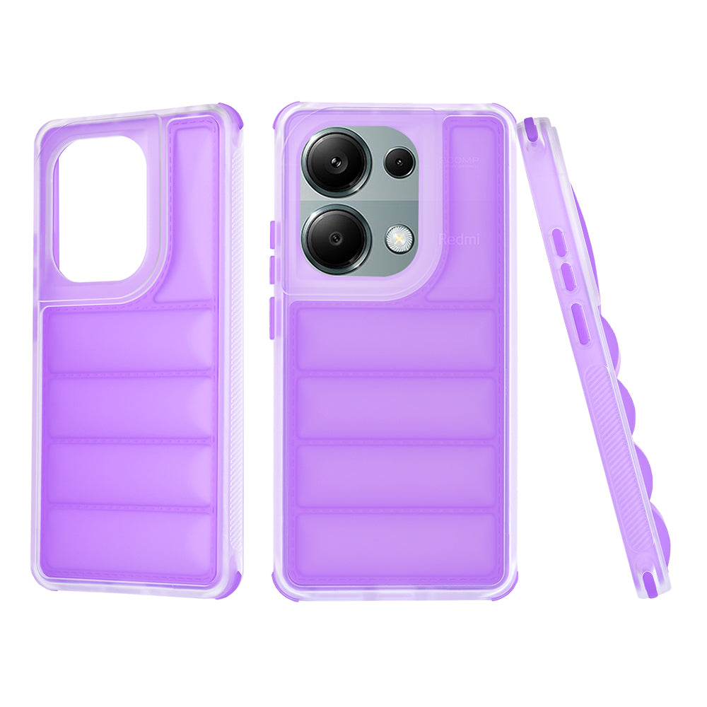 Obal na Xiaomi Redmi Note 13 Pro 4G / Poco M6 Pro 4G, Techsuit, Wave Shield, fialový