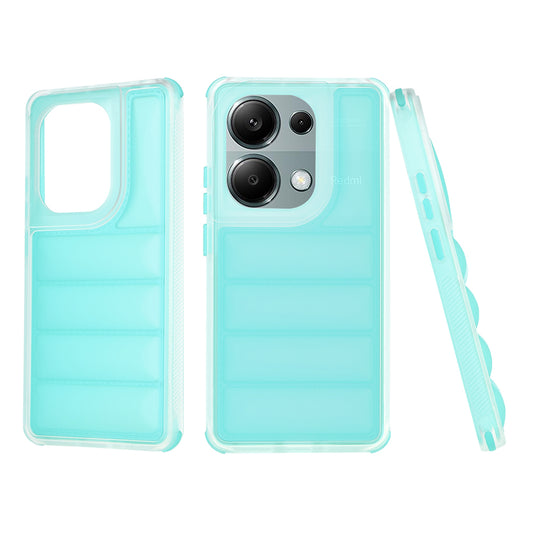 Obal na Xiaomi Redmi Note 13 Pro 4G / Poco M6 Pro 4G, Techsuit, Wave Shield, Tyrkysová