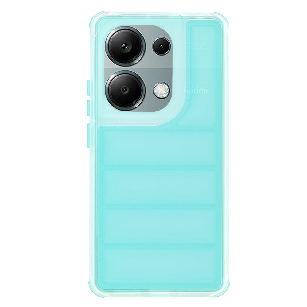 Obal na Xiaomi Redmi Note 13 Pro 4G / Poco M6 Pro 4G, Techsuit, Wave Shield, Tyrkysová