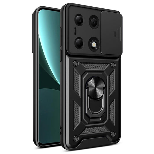 Puzdro pre Xiaomi Redmi Note 13 Pro 4G / Poco M6 Pro 4G, Techsuit, CamShield, Čierne