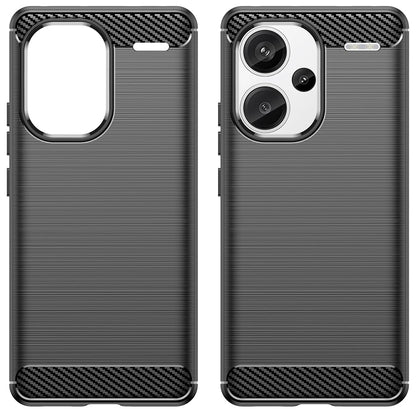 Puzdro pre Xiaomi Redmi Note 13 Pro+, Techsuit, Karbón, Čierne