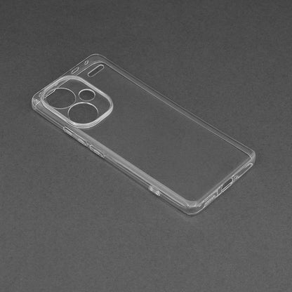 Case for Xiaomi Redmi Note 13 Pro+, Techsuit, Clear, Transparent