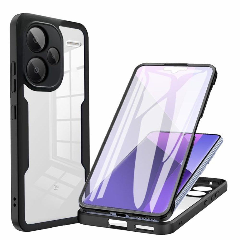 Puzdro pre Xiaomi Redmi Note 13 Pro+, Techsuit, ColorVerse 360, Čierne