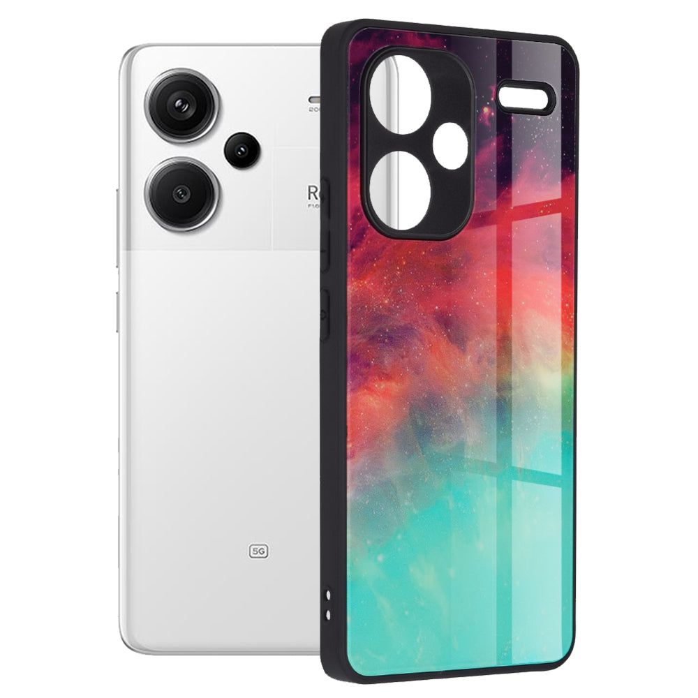 Obal na Xiaomi Redmi Note 13 Pro+, Techsuit, Glaze, Tyrkysový