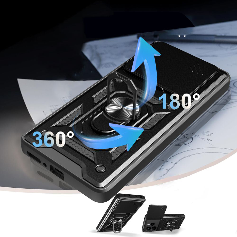 Puzdro pre Xiaomi Redmi Note 14 4G (Regionálne), Techsuit, CamShield, Ružové
