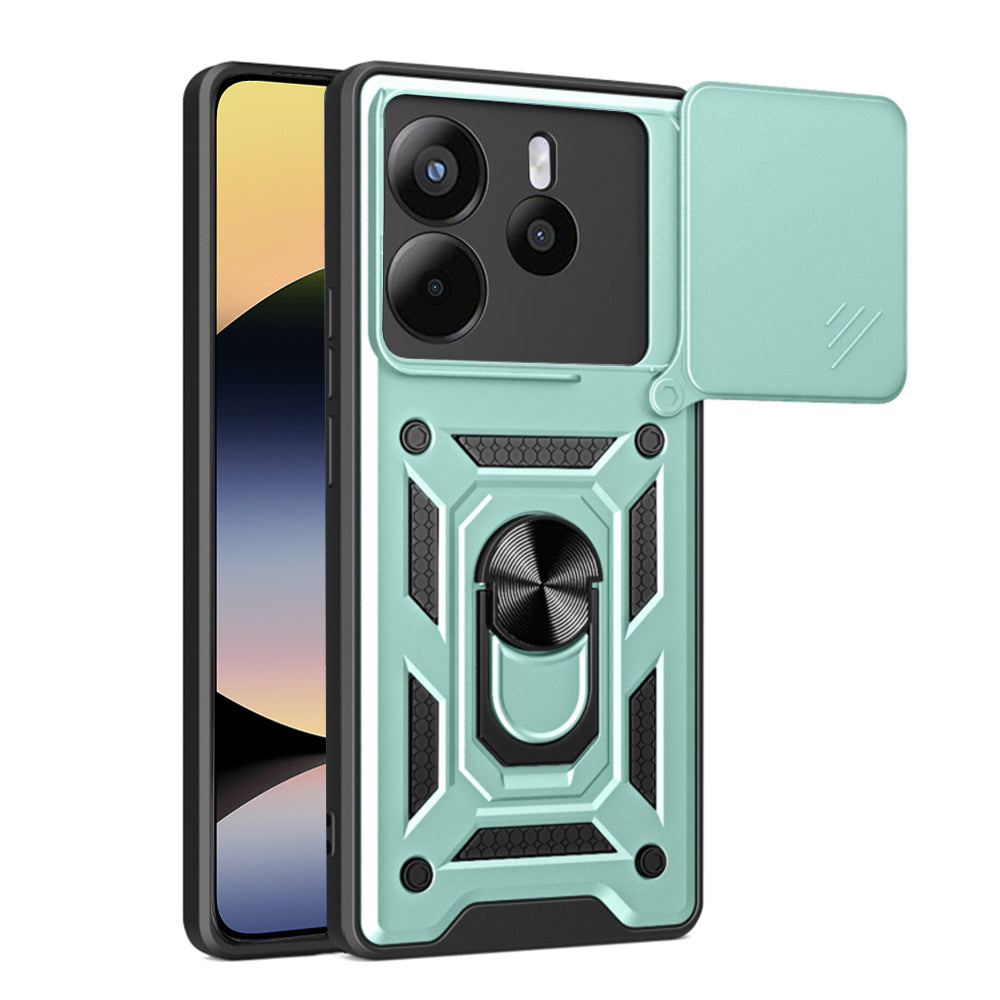 Puzdro pre Xiaomi Redmi Note 14 4G (Regionálne), Techsuit, CamShield, Zelené