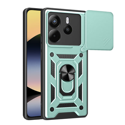 Puzdro pre Xiaomi Redmi Note 14 4G (Regionálne), Techsuit, CamShield, Zelené