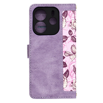 Puzdro pre Xiaomi Redmi Note 14 4G (Regionálne), Techsuit, FlipCraft, Fialová