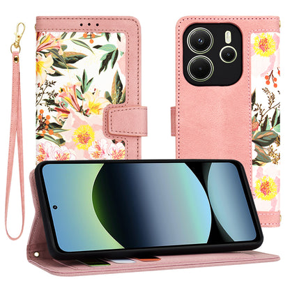 Puzdro pre Xiaomi Redmi Note 14 4G (Regionálne), Techsuit, FlipCraft, Ružové