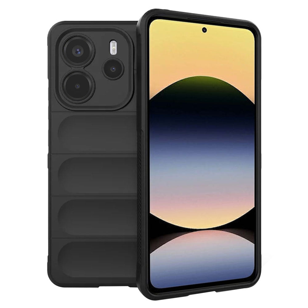 Puzdro pre Xiaomi Redmi Note 14 4G (Regionálne), Techsuit, Magic Shield, Čierna