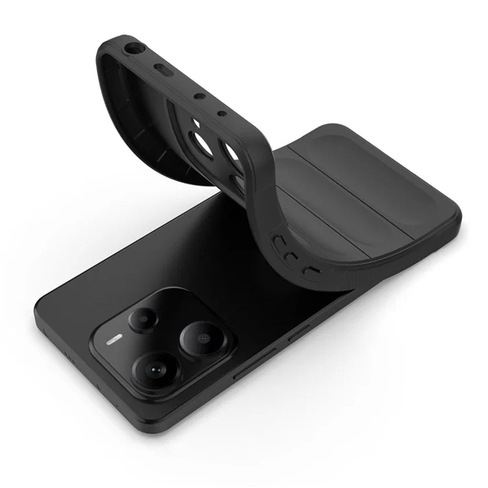 Puzdro pre Xiaomi Redmi Note 14 4G (Regionálne), Techsuit, Magic Shield, Čierna
