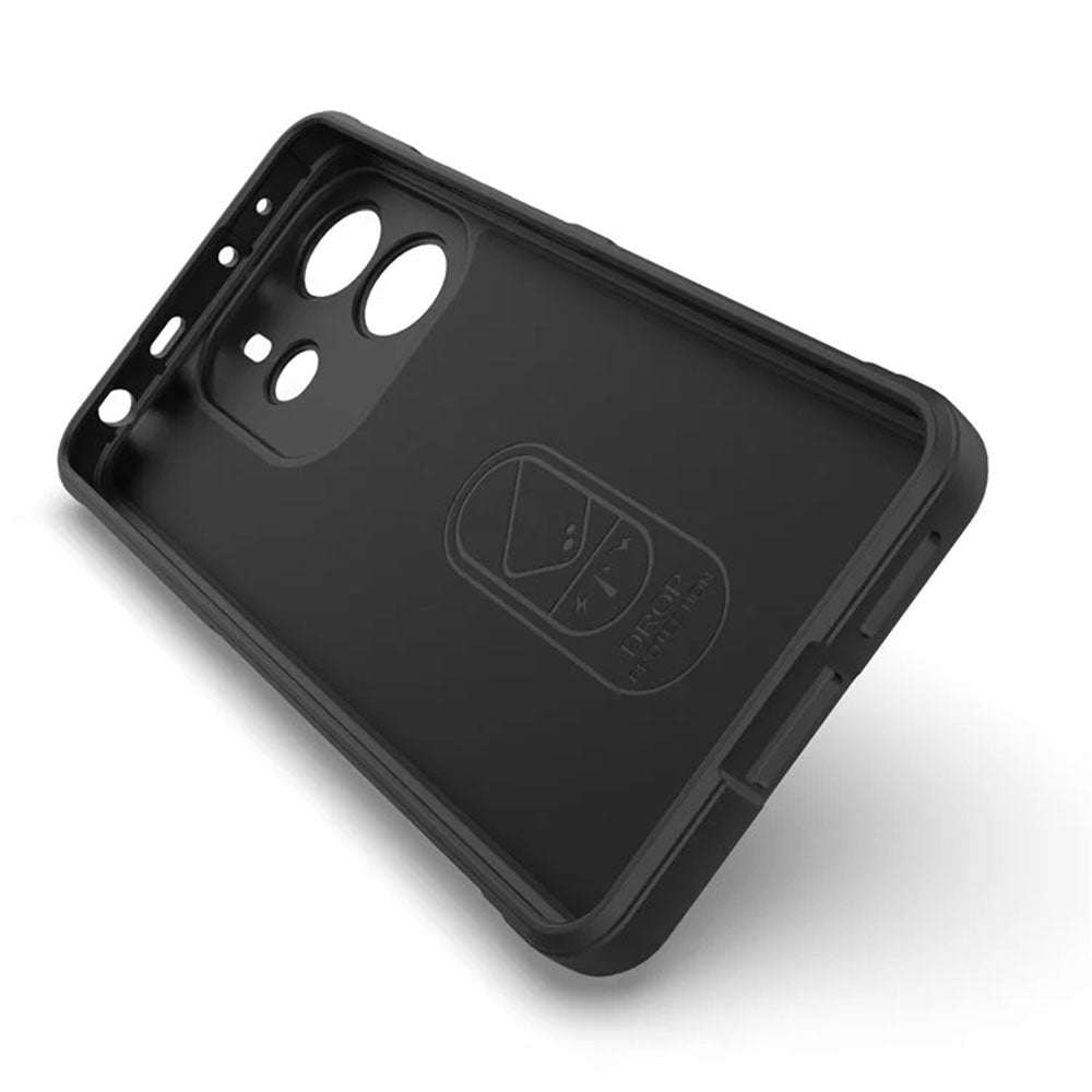 Puzdro pre Xiaomi Redmi Note 14 4G (Regionálne), Techsuit, Magic Shield, Čierna