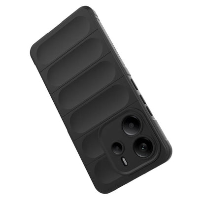Puzdro pre Xiaomi Redmi Note 14 4G (Regionálne), Techsuit, Magic Shield, Čierna