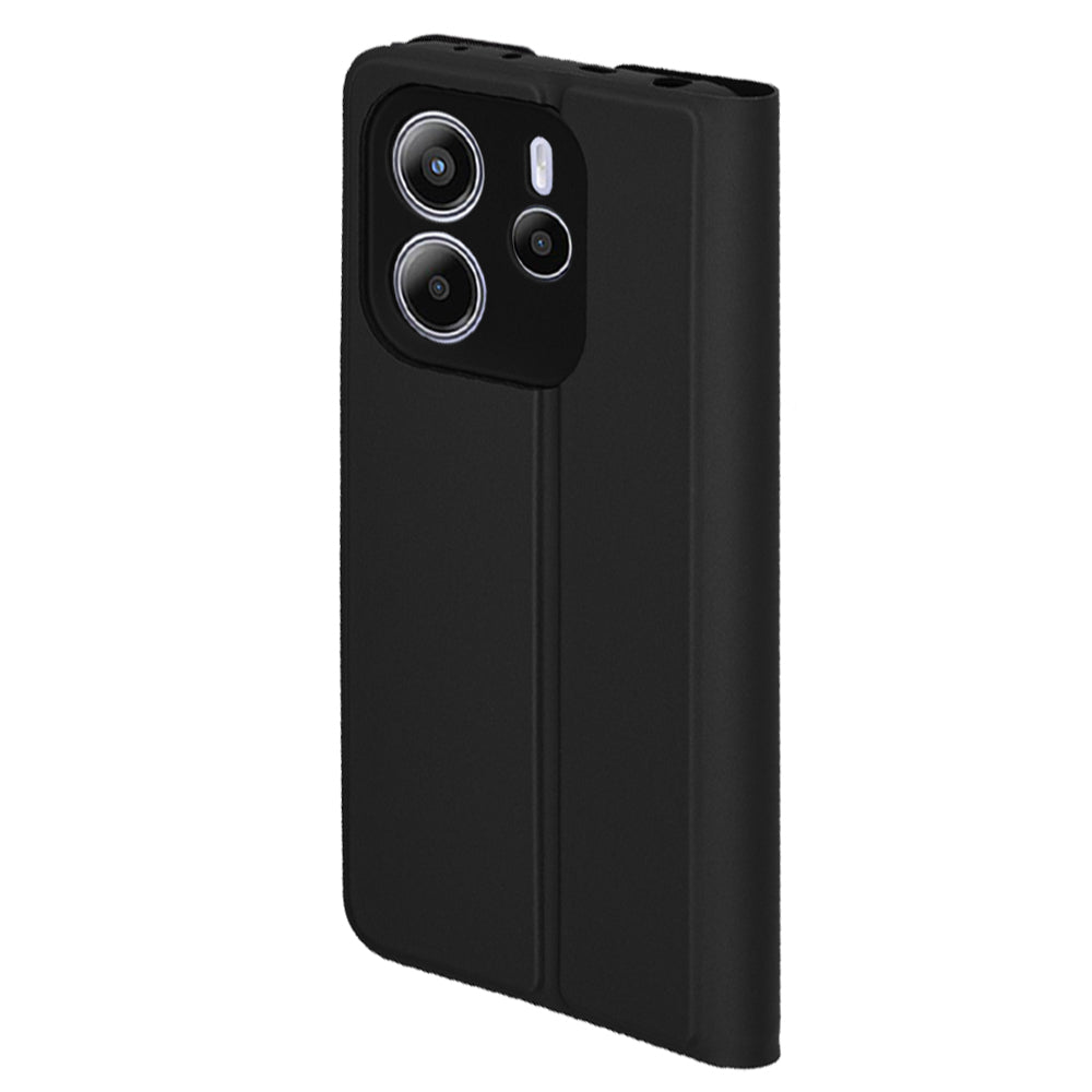 Puzdro pre Xiaomi Redmi Note 14 4G (Regionálne), Techsuit, Magskin Book, Čierne
