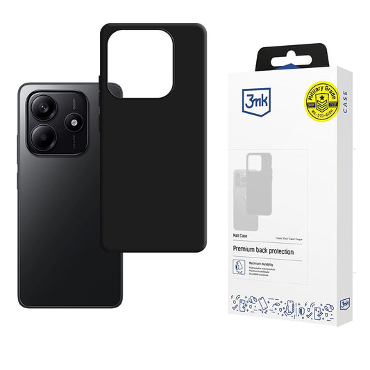 Puzdro pre Xiaomi Redmi Note 14 4G (Štandard), 3MK, Matná čierna