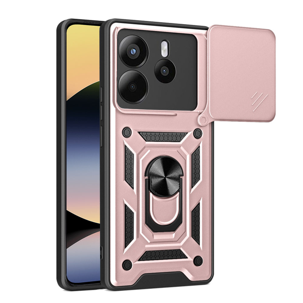 Puzdro pre Xiaomi Redmi Note 14 4G (Štandard), Techsuit, CamShield, Ružové