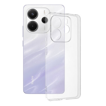 Obal na Xiaomi Redmi Note 14 4G (Standard), Techsuit, Priehľadný, Transparentný