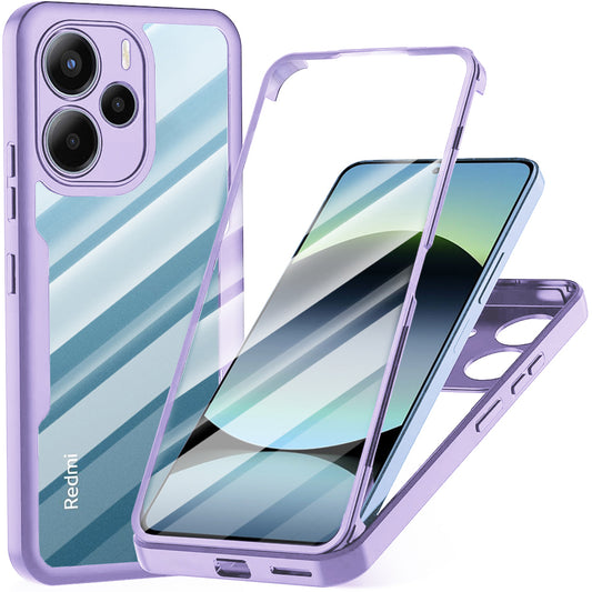 Puzdro pre Xiaomi Redmi Note 14 4G (Štandard), Techsuit, ColorVerse 360, Fialová
